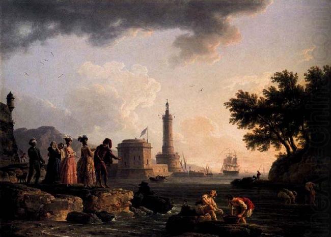 VERNET, Claude-Joseph A Seashore china oil painting image